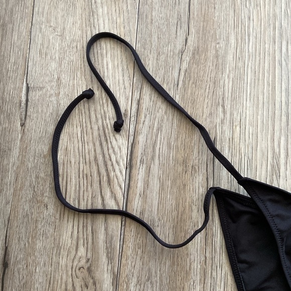 Victoria’s Secret Swim | Black Tie Side Bottom - Picture 8 of 8